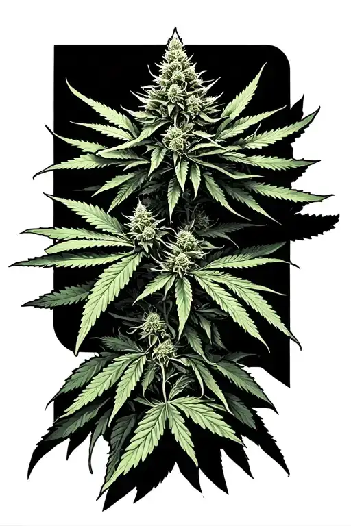 Marijuana Plant Growing