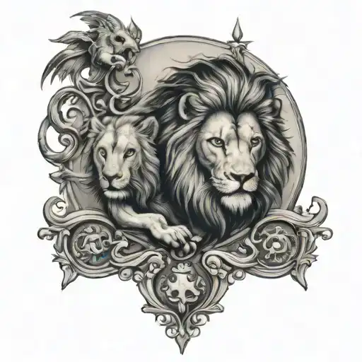 Lion And Calvary