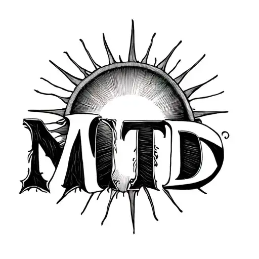 Initials Mtd With Sun
