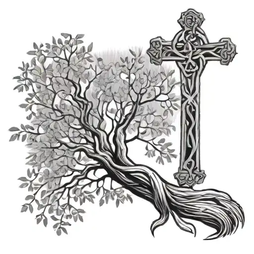 Ankh Willow Tree 2004 Roman Numerals