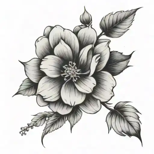 Very Fine Line Flower