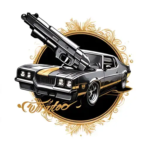 Cards Car Gold Gun