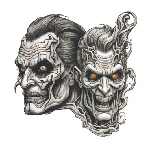 Creepy Two Face Morphing