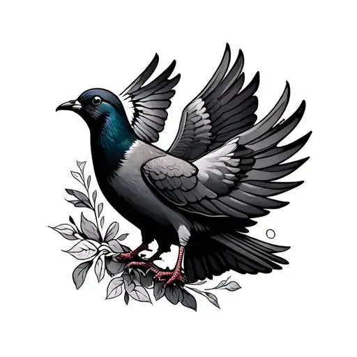 American Traditional Dove