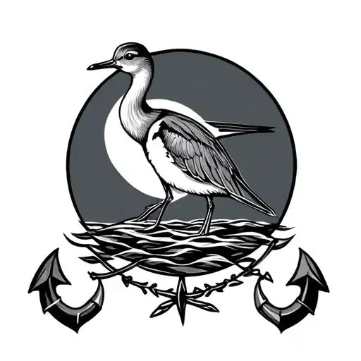 Anchor And Sandpiper