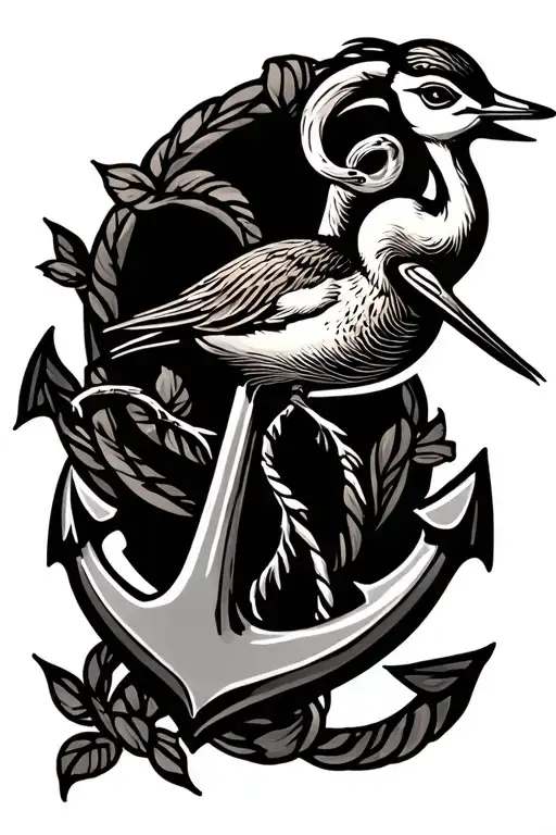 Anchor And Sandpiper