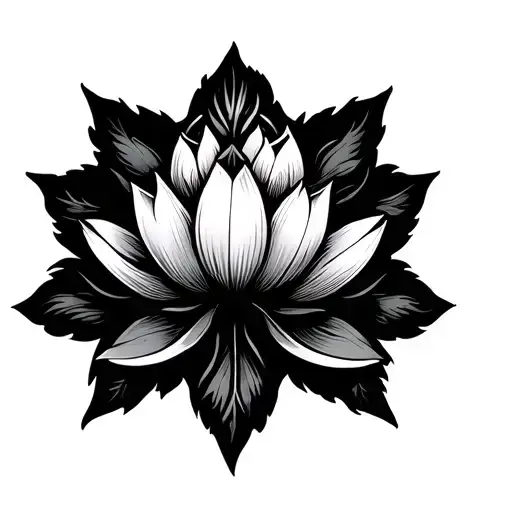 Roman Design Pattern With Lotus