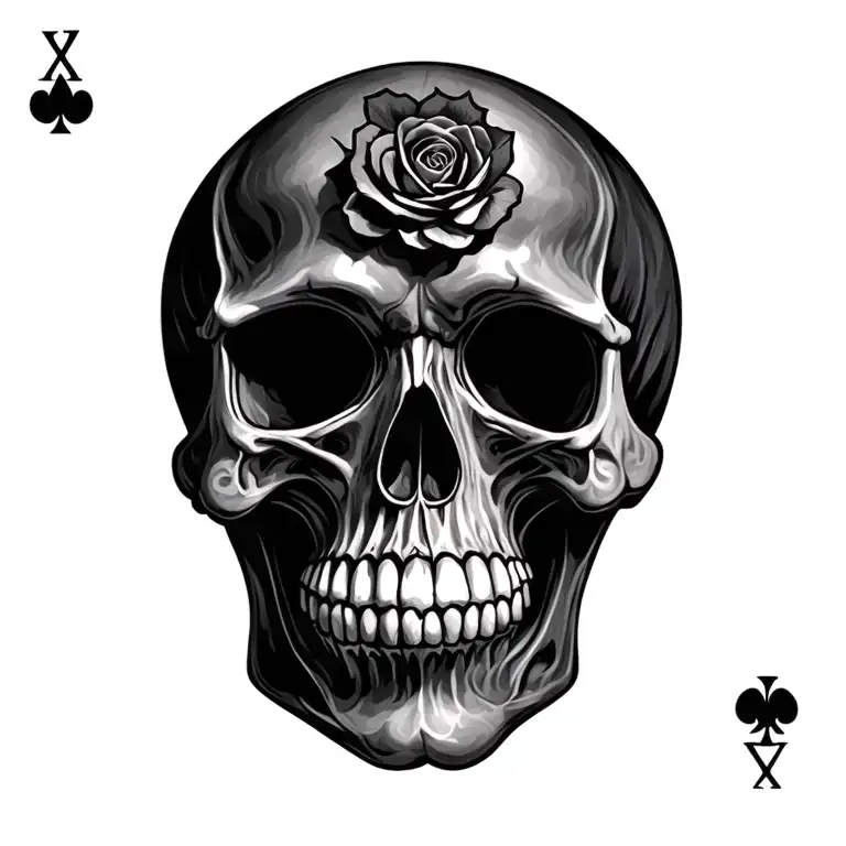 Skull And Card