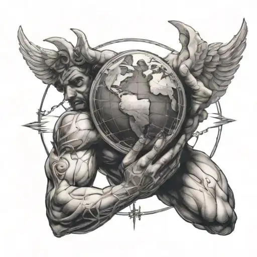 Atlas Holding The Earth