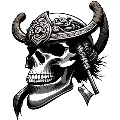 Samurai Skull