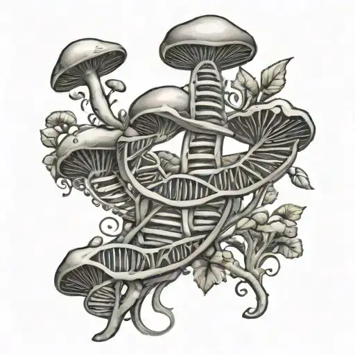 Dna And Mushrooms