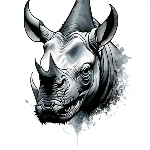 Rhino Warrior Head