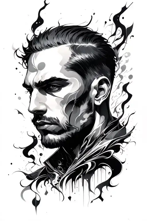 Power Individuality Male Abstract