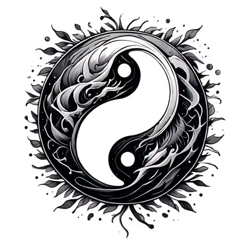 Good And Bad Yin Yang
