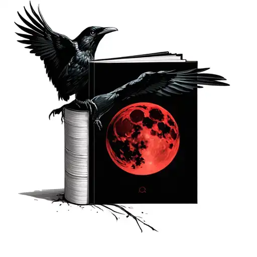 Crow Red Moon Book