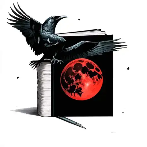 Crow Red Moon Book