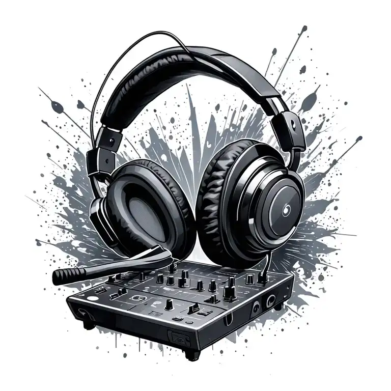 Dj Mixer Headphones Passion