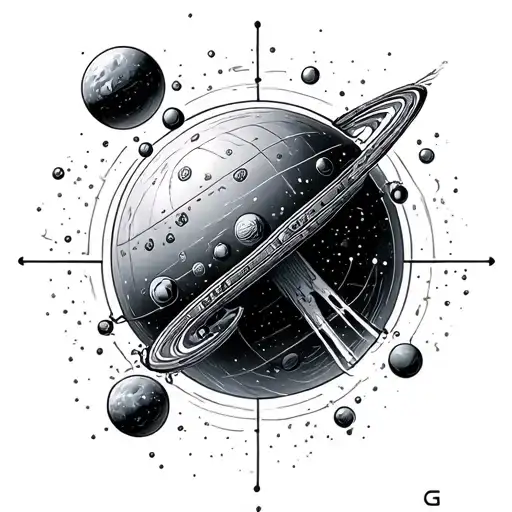 Acid Chemical Formula Space Themed