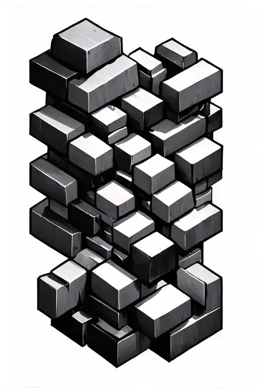 Black Area Becoming Blocks As It Goes Higher