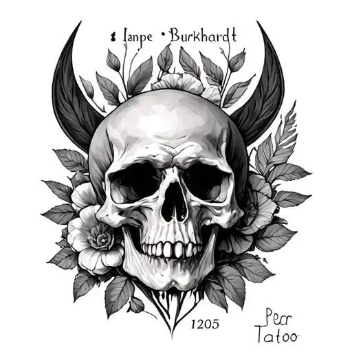 Birth And Death Date With The Last Nine Of Burkhardt