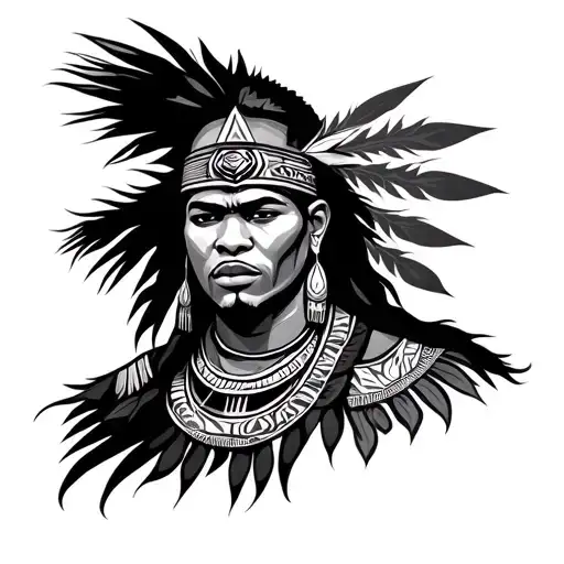 Western African Warrior Tribal Patterns