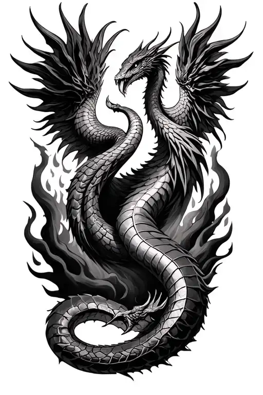 Cobra Phoenix Rising From Ashes