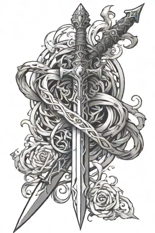 Elemental Sword Intertwined