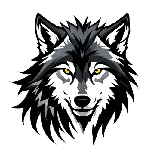 Simple Sigma Symbol And Wolf