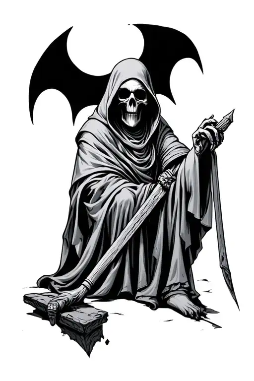 Grim Reaper In Grave Ward
