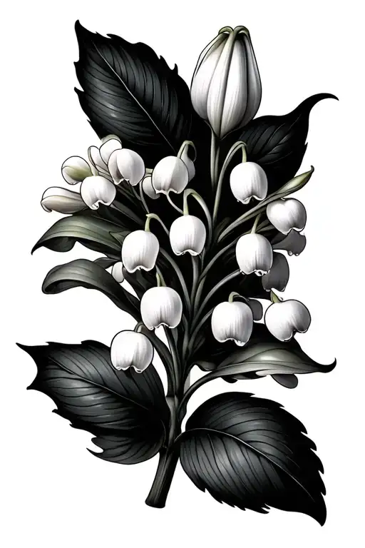 Lily Of The Valley Flower Intertwined