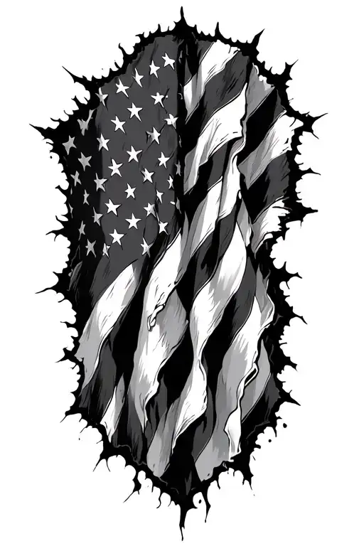 Torn Flag Inside