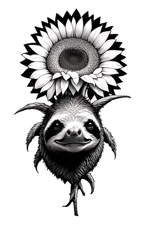 Sunflower Sloth Triceratops