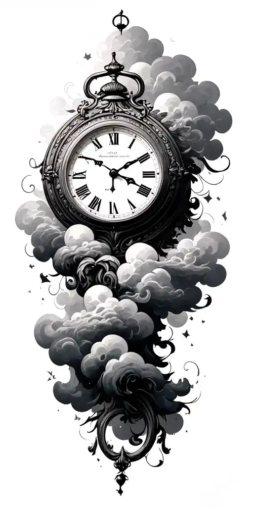 Clock And Clouds