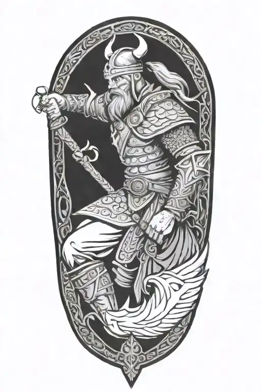 Viking Warrior Riding