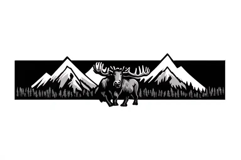 Moose And Montains