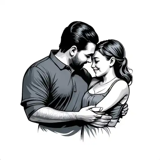 Mom And Dad With Son