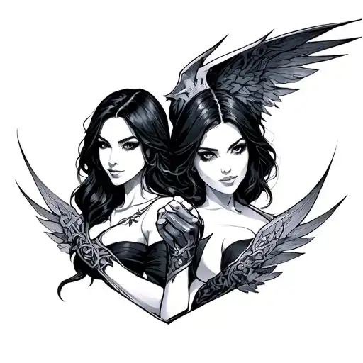 Arcane Caitlyn And Vi Fist Roman