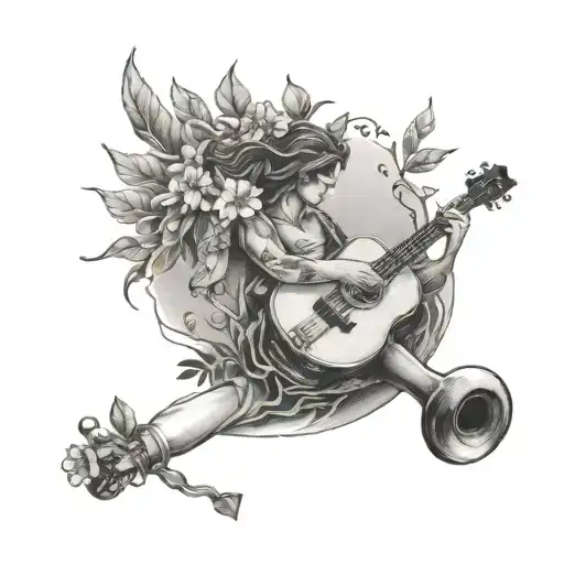 Musician With Nature