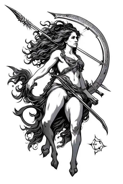 Sagittarius In Thigh