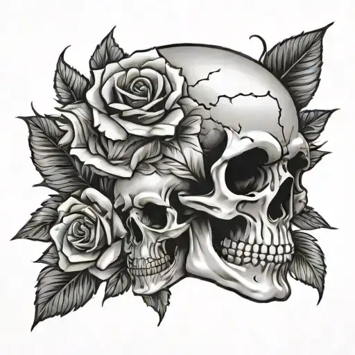 Skull And Roses