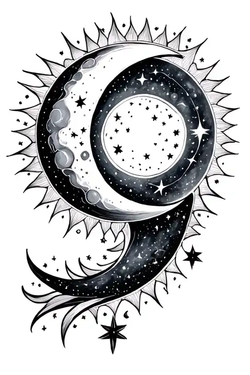 Etoile Moon Sun Star Constellation