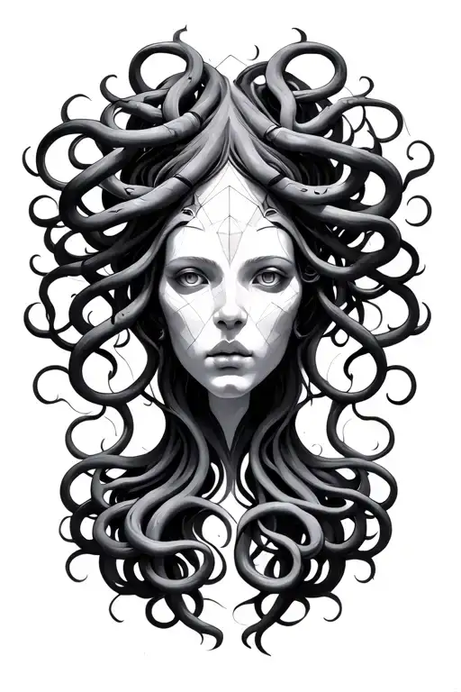 Medusa Geometric Design Incorporating