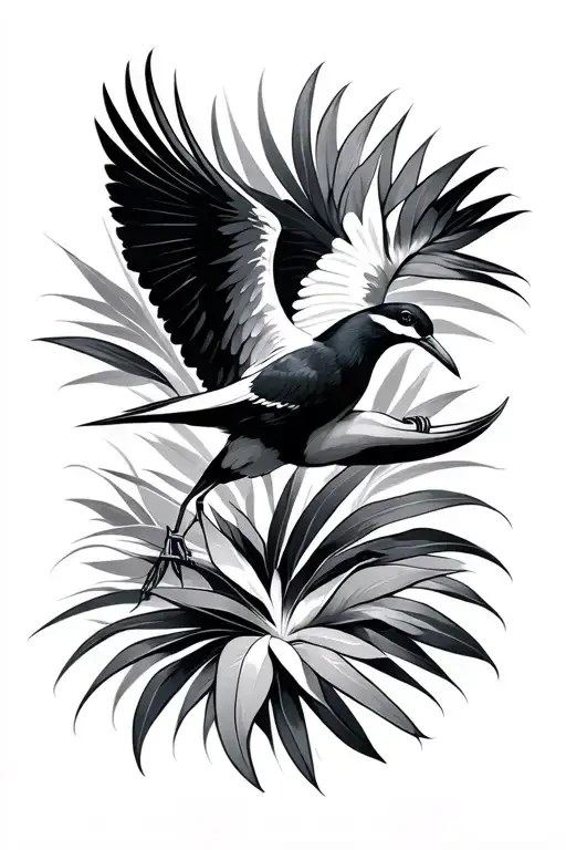 Bird Of Paradise Bird Flying