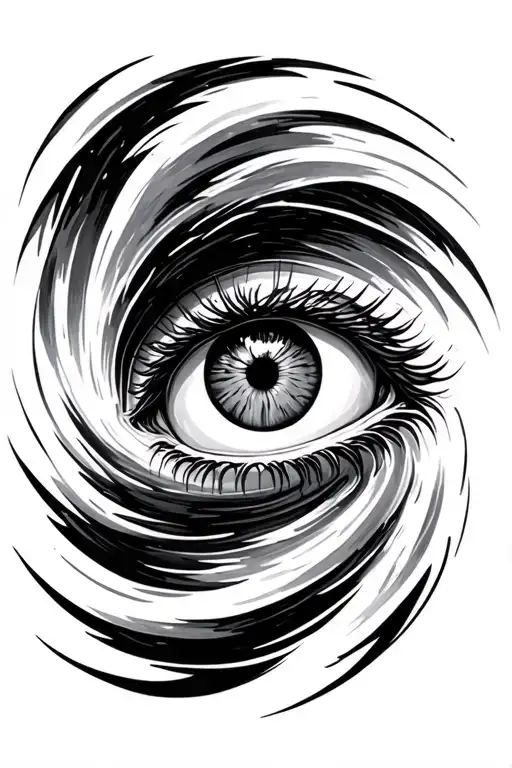 Eye Of Hurricane Set In Motion