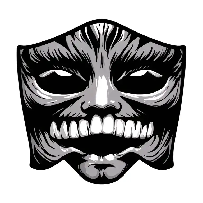 Laugh Now Cry Later Mask