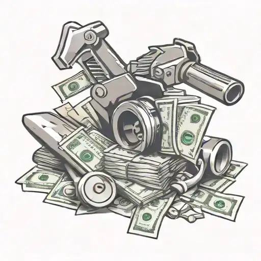 Money And Construction Tools