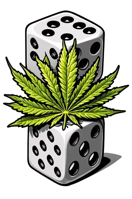 Dice Cannabis Casino Card