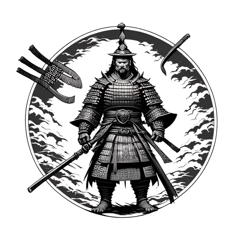 Samurai Warrior Standing