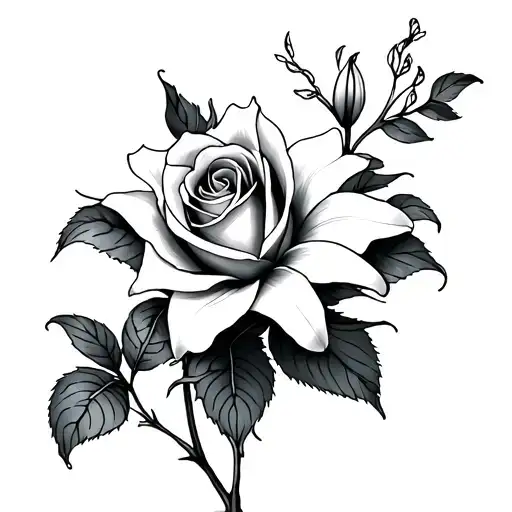 Rose And Lily And Love