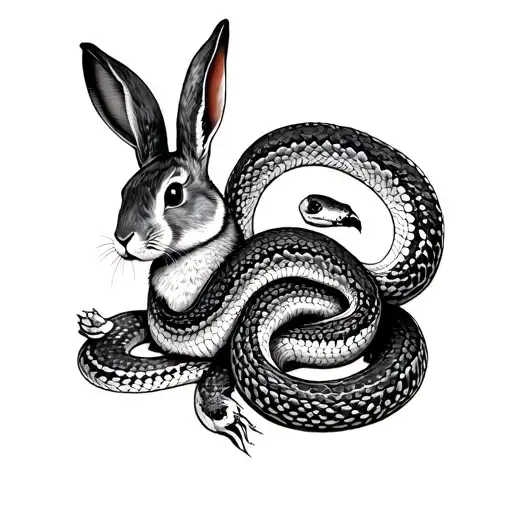 Snake And Rabbit